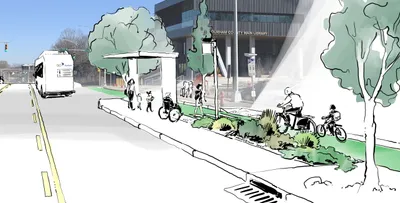 Bike Durham Streetscape