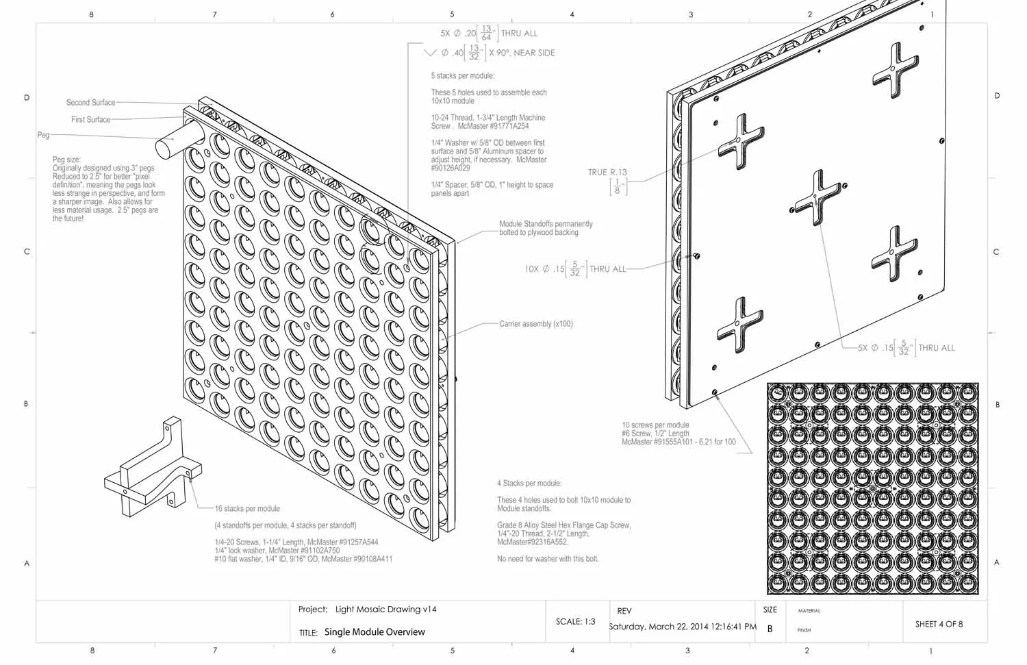 Light Mosaic Drawing v14 module detail 01